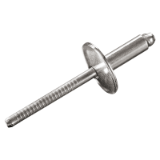 Standard blind rivet large head stainless steel A2 - stainless steel A2